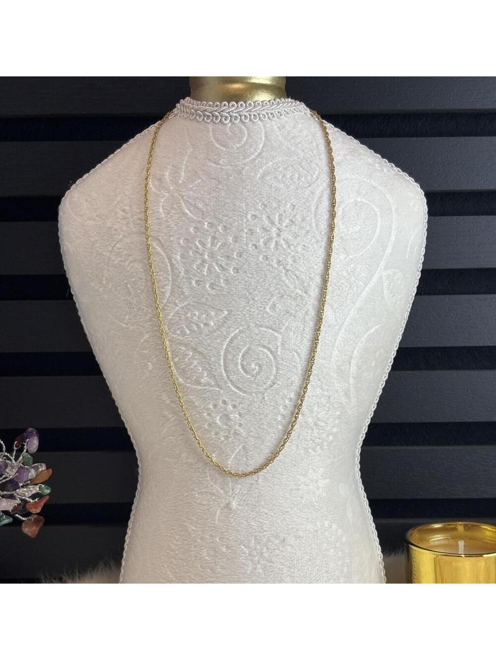 14K Gold Filled Rope Chain Necklace